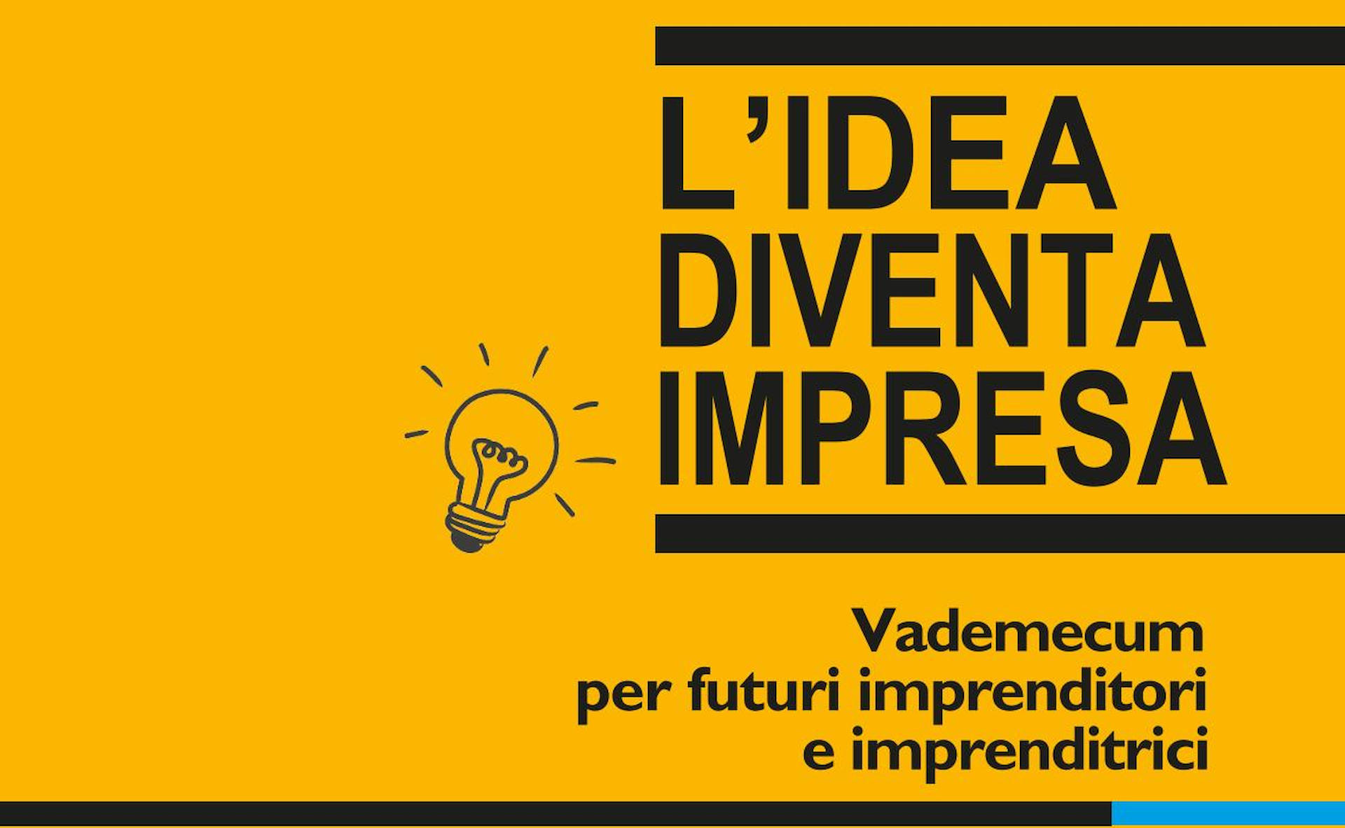 L'idea diventa impresa - Vademecum per futuri imprenditori e imprenditrici