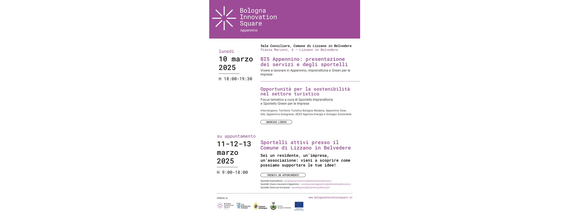 Programma evento