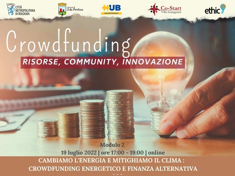 Crowdfunding: risorse, community, innovazione: appuntamento il 19 luglio