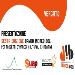 Presentazione sesta edizione del bando Incredibol! e seconda edizione del Premio Barresi a Vergato (BO)