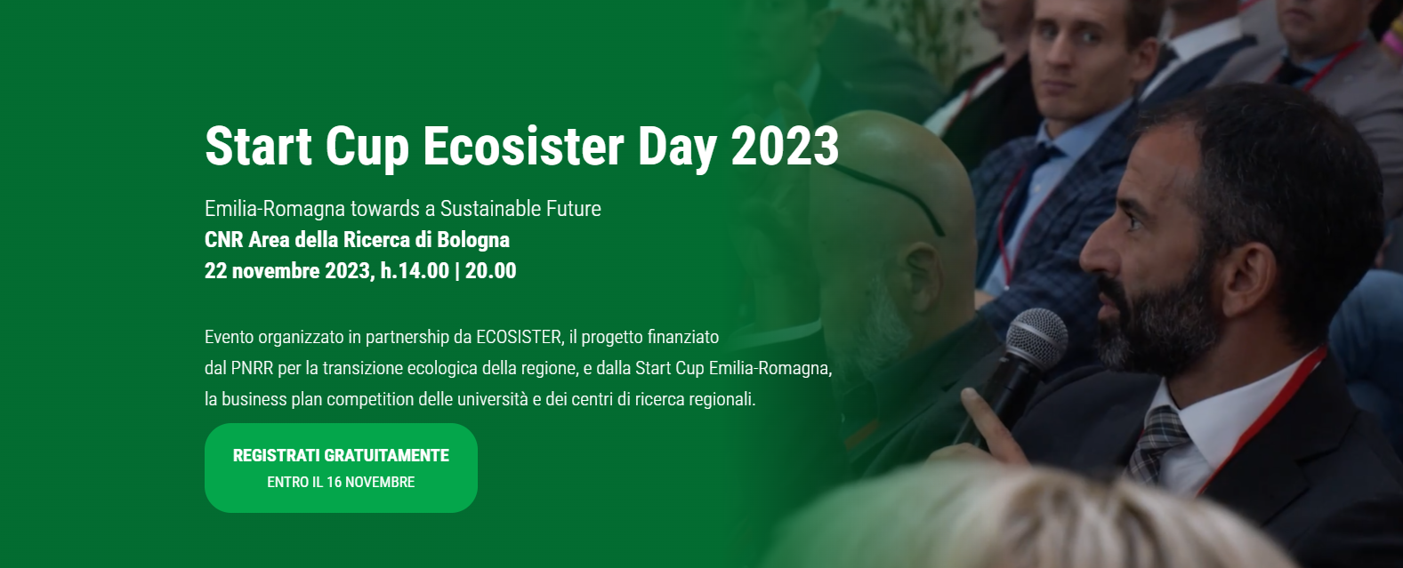 Start Cup Ecosister Day | Emilia-Romagna towards a Sustainable Future