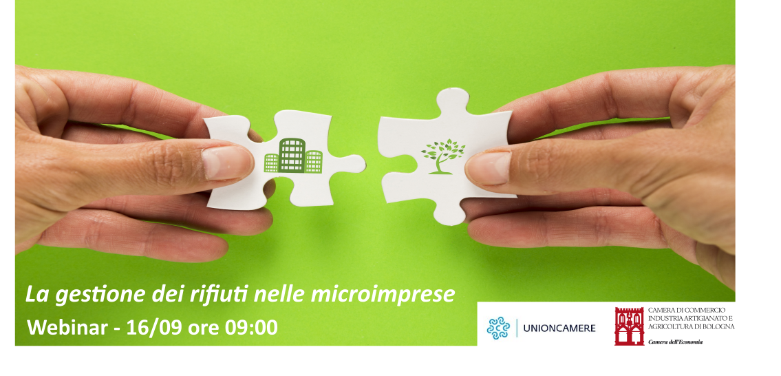 La gestione dei rifiuti nelle microimprese webinar 16 settembre 