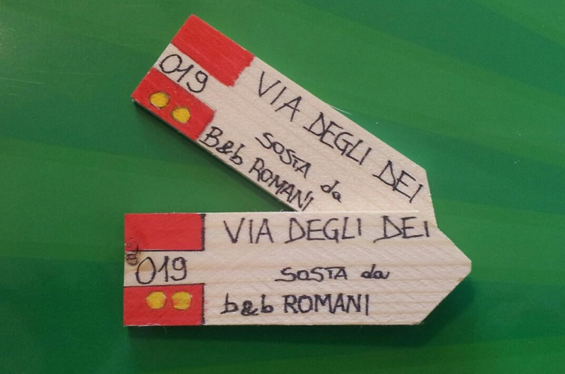 Via degli Dei tappa B&B Romani Via degli Dei tappa B&B Romani