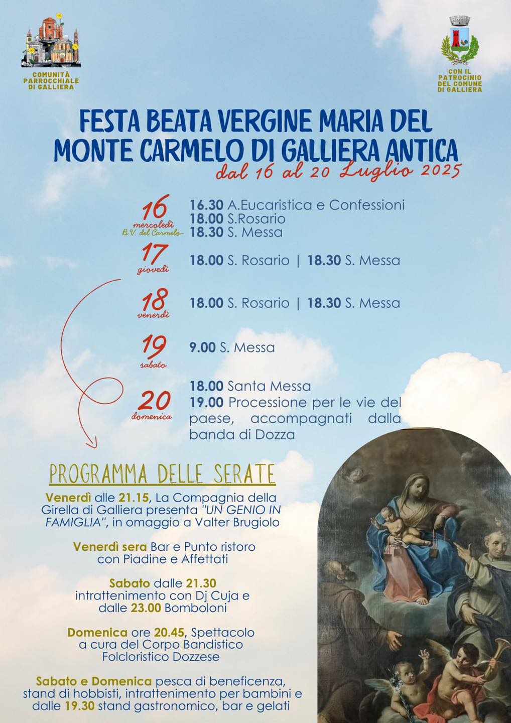 Locandina dell'iniziativa