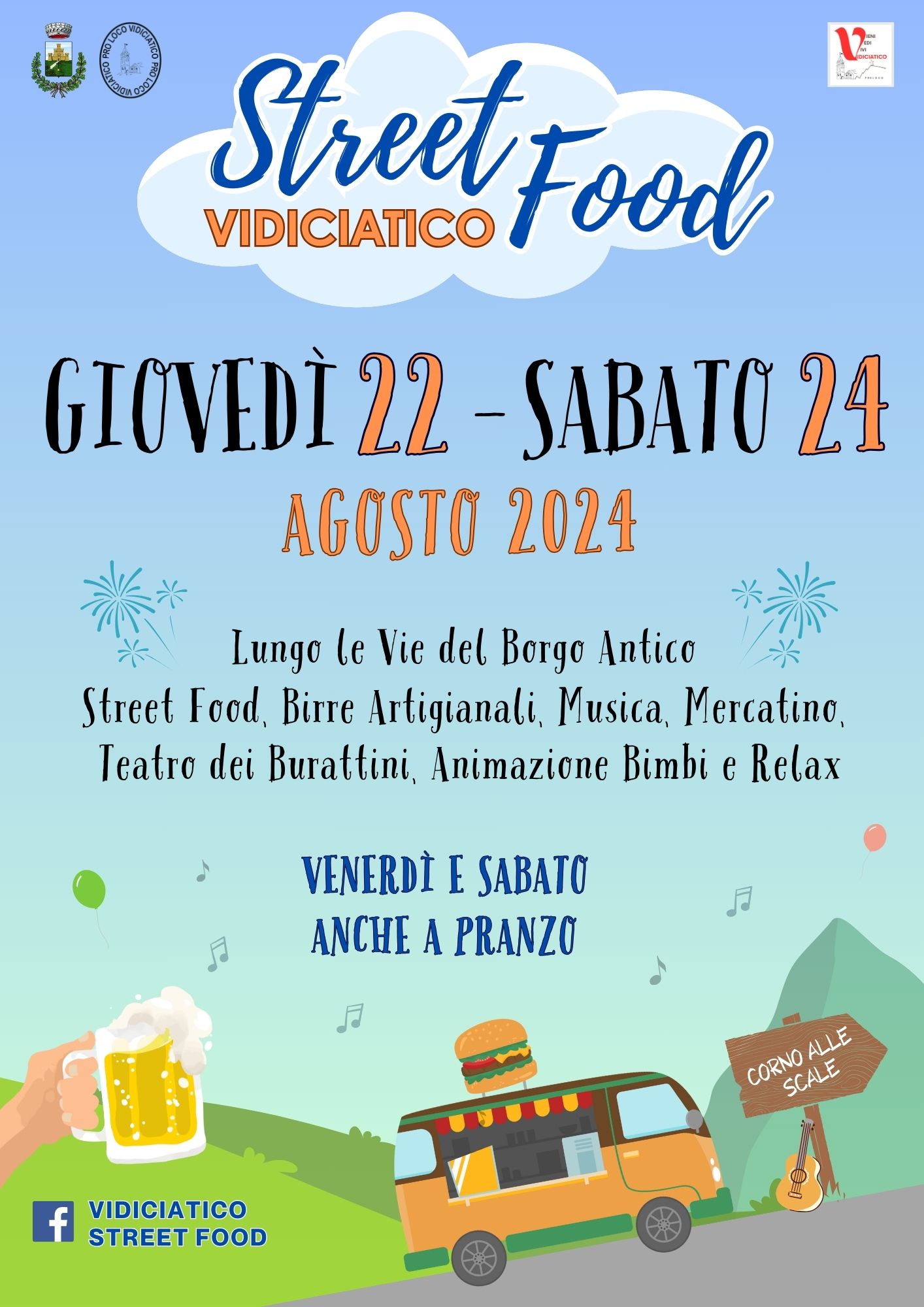 Locandina del Vidiciatico Street Food