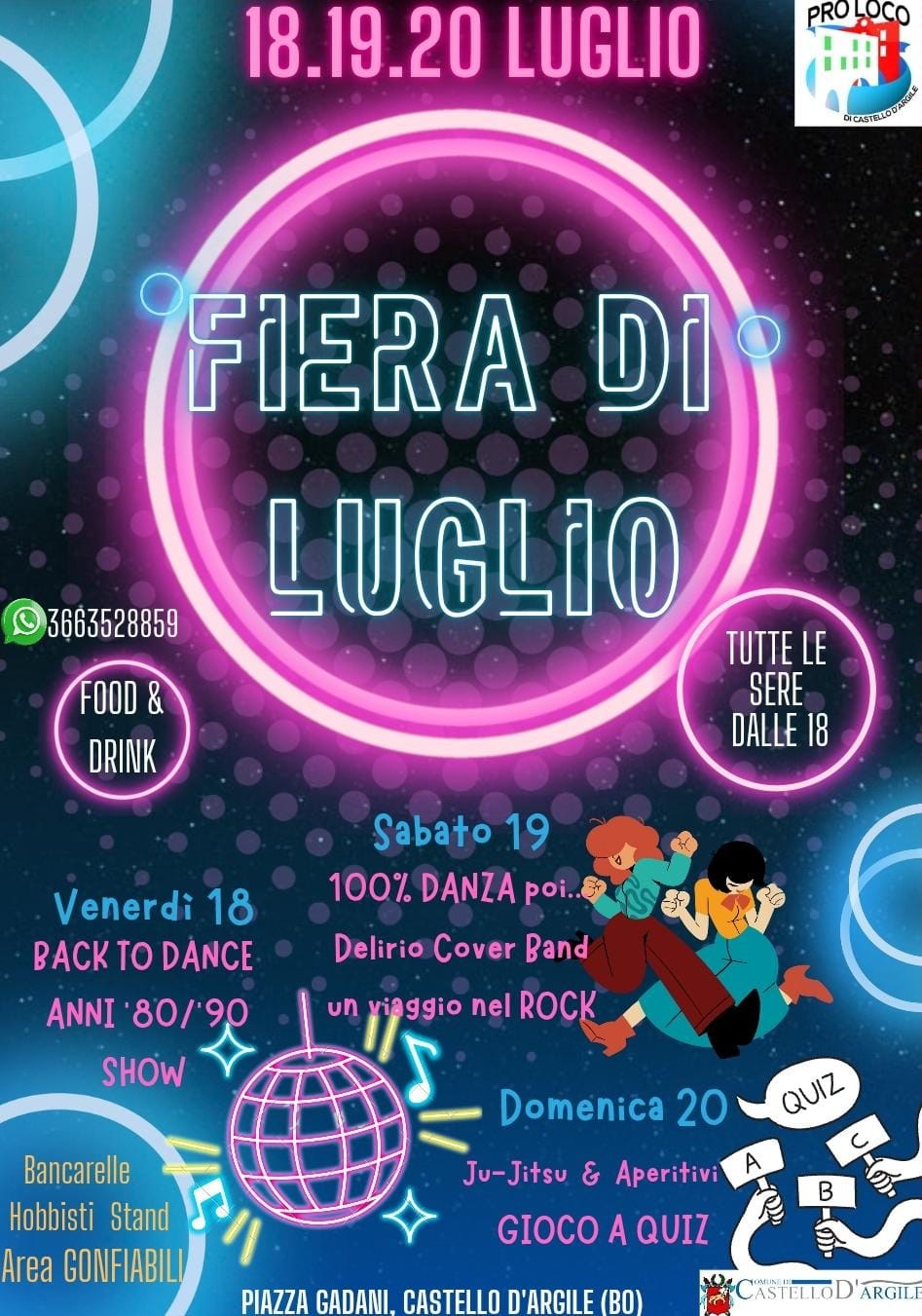 Locandina dell'iniziativa