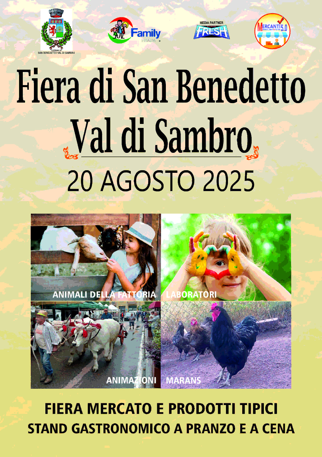 Locandina dell'iniziativa