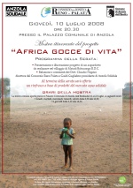 Copertina pubblicazione "Africa gocce di vita"
