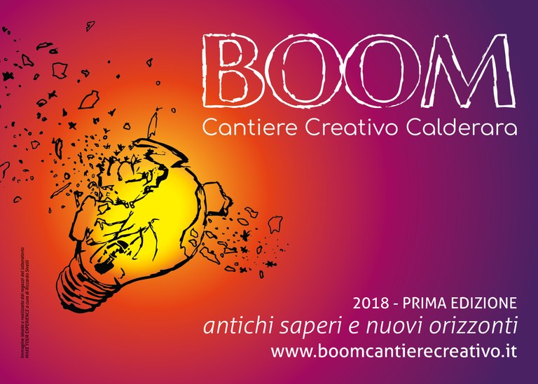 A Calderara di Reno la prima edizione di "BOOM - Cantiere Creativo" dal 26 al 28 ottobre 2018
