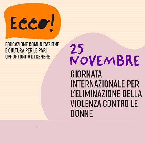 25 novembre, le iniziative delle Scuole e degli Enti di formazione della Rete ECCO! contro la violenza
