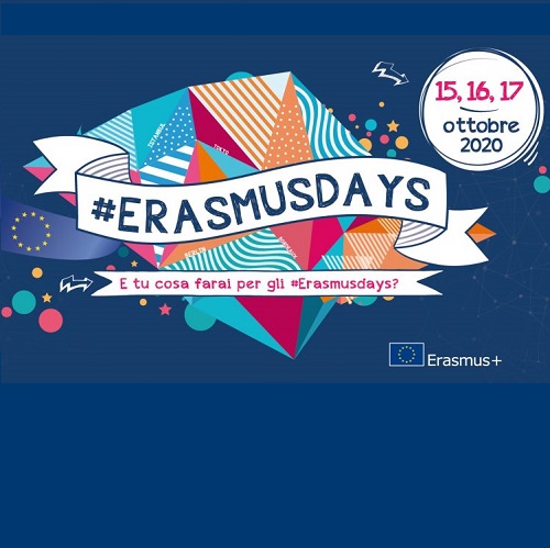 #ErasmusDays 2020: evento online 15-16-17 ottobre