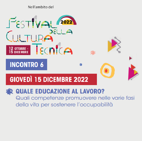 Evento conclusivo Festival della Cultura tecnica 2022 a Palazzo Malvezzi: “Quale educazione al lavoro?”