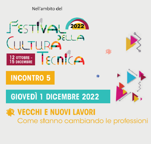 Ciclo “Lavorare stanca?”: prossimo appuntamento 1 dicembre “Vecchi e nuovi lavori” con l’Assessore Colla