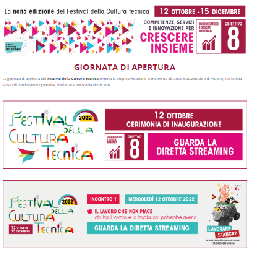 Guarda tutti i video della giornata d’apertura del Festival della Cultura tecnica 2022