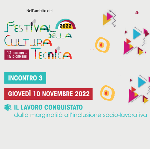 Ciclo "Lavorare stanca?": prossimo appuntamento 10 novembre "Il lavoro conquistato"