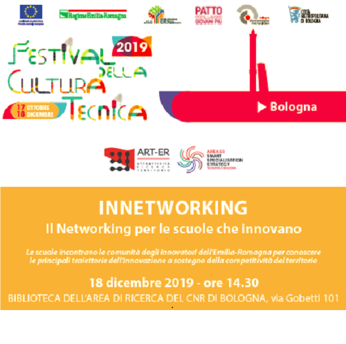 Innetworking: 8 tavoli di approfondimento tematico il 18 dicembre 2019 al CNR