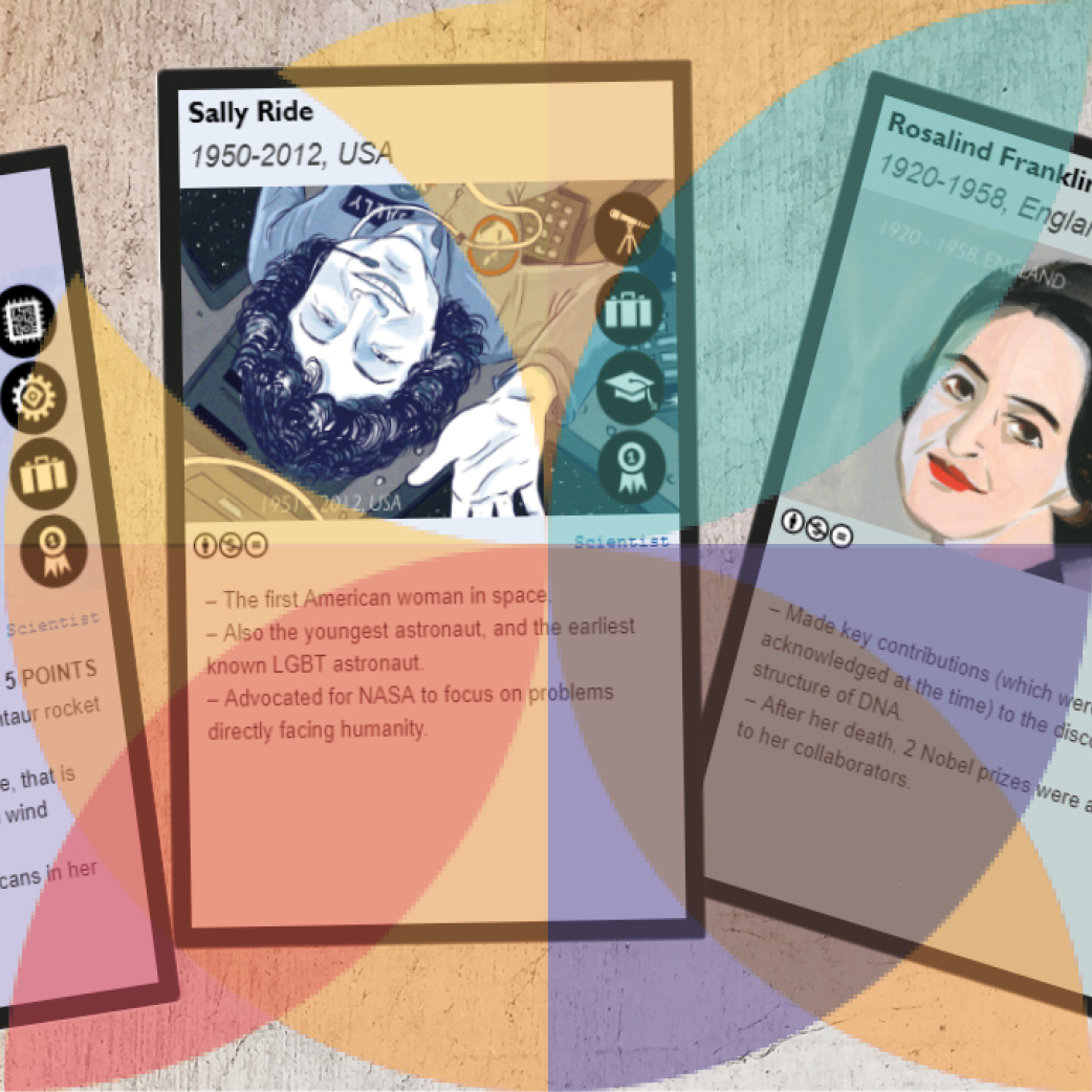 Arrivano le carte da gioco sul mondo della scienza al femminile