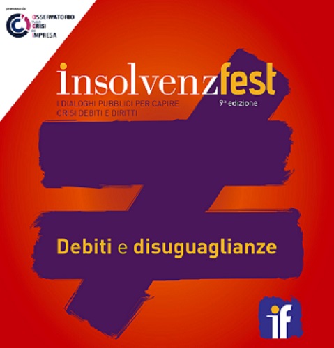 InsolvenzFest dal 17 al 19 settembre 2020: focus su "Debiti e disuguaglianze"