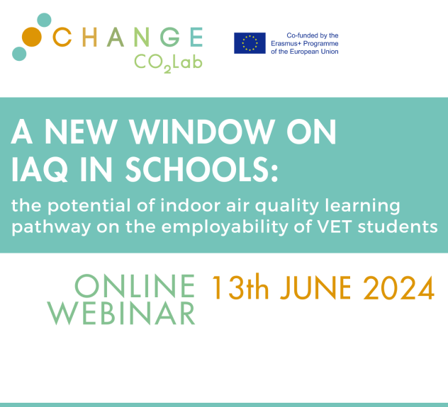 Webinar 13 giugno su qualità dell’aria nelle aule scolastiche