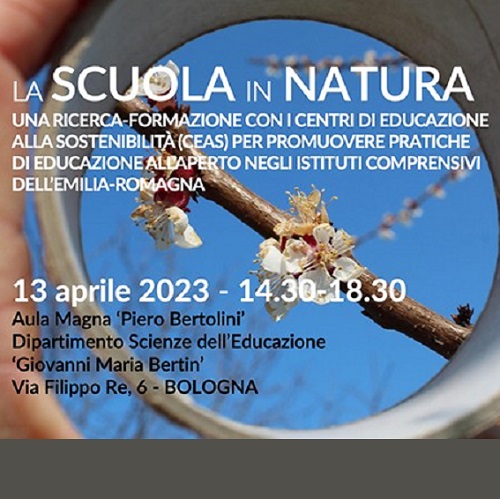 Educazione e didattica all’aperto: convegno “La scuola in natura” a Bologna