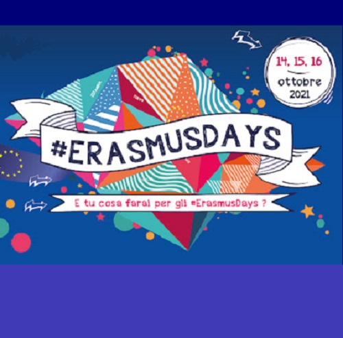 #Erasmusdays 2021: la tre giorni europea per raccontare il Programma