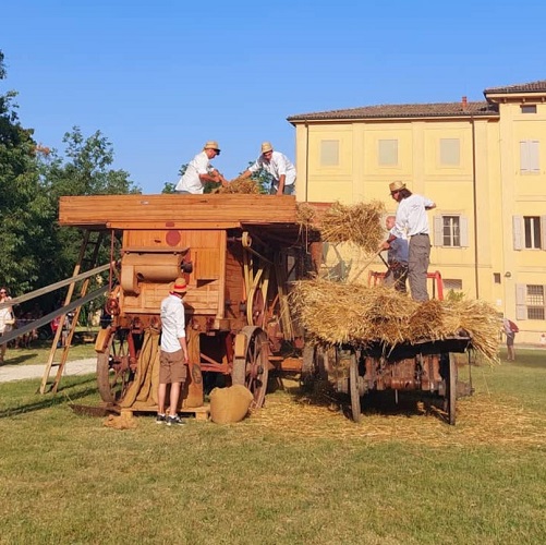 Domenica 23 giugno Festa della trebbiatura, Open Day del Gusto