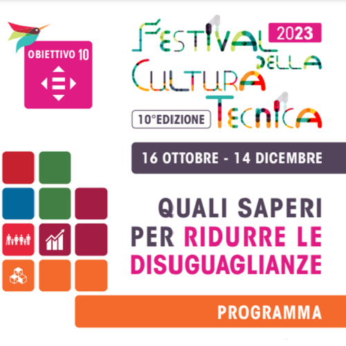 Festival della Cultura tecnica 2023, ecco il cartellone a consuntivo