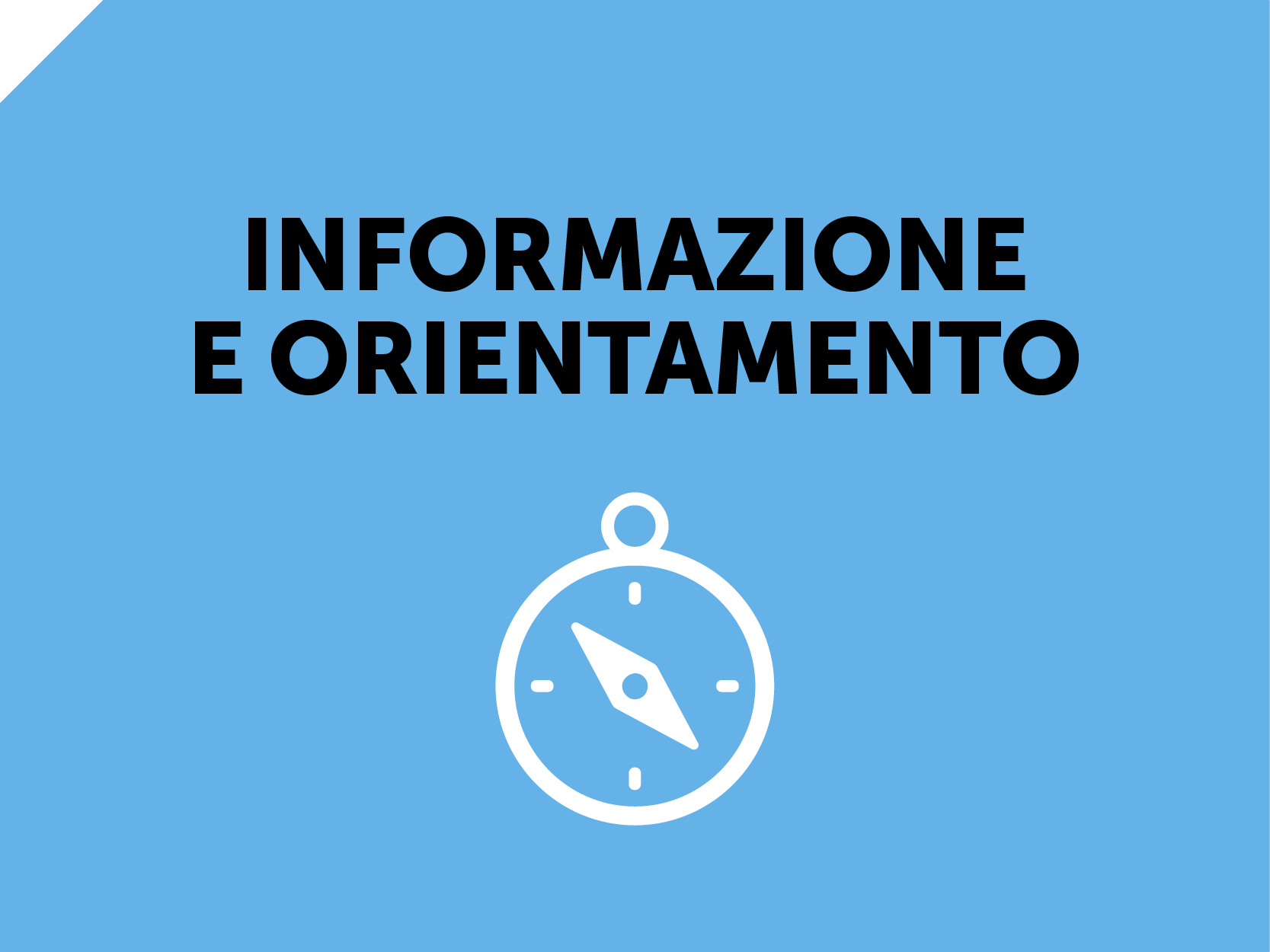 Servizi informativi e di orientamento
