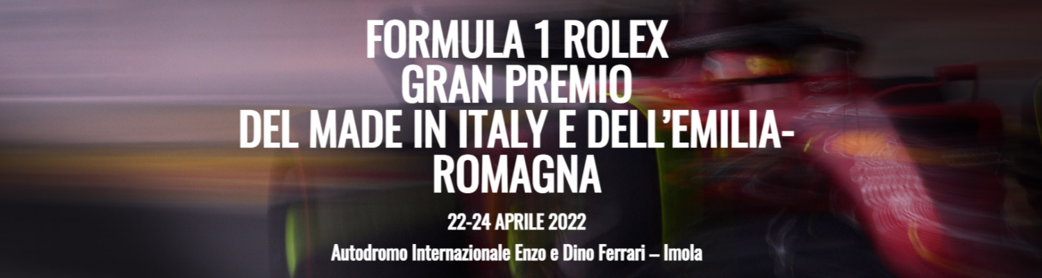 F1 ROLEX GP dal sito autodromo di Imola