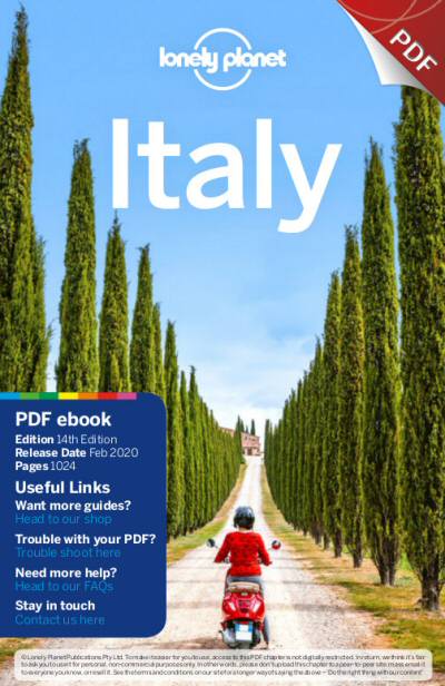 La nuova guida 2020 di Lonely Planet Italy