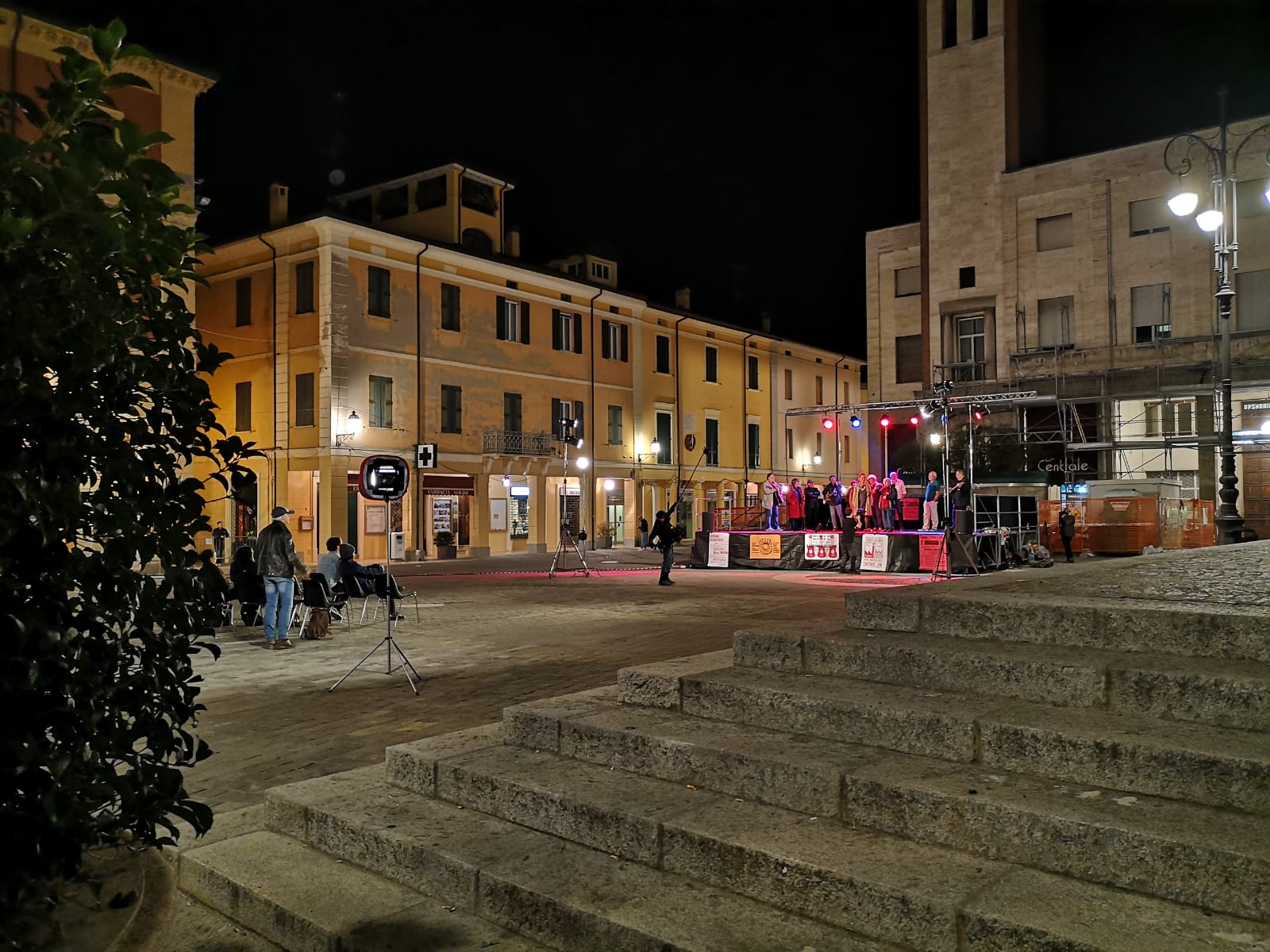 riprese notturne a San Giovanni in Persiceto