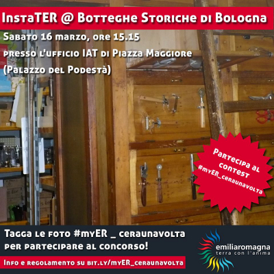 Banner Contest Instagram - 16 Marzo 2013 Itinerari Botteghe storiche