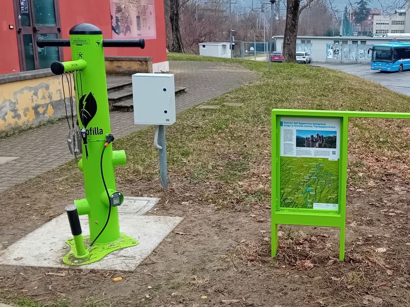 Il GAL installa otto piazzole per l'assistenza ai cicloturisti
